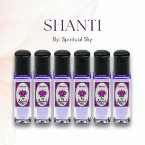 Spiritual Sky Perfume Oil - Shanti (Aphrodisia) - 6 Pack