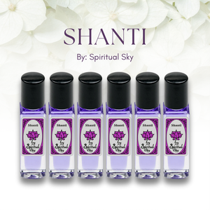Spiritual Sky Perfume Oil - Shanti (Aphrodisia) - 6 Pack