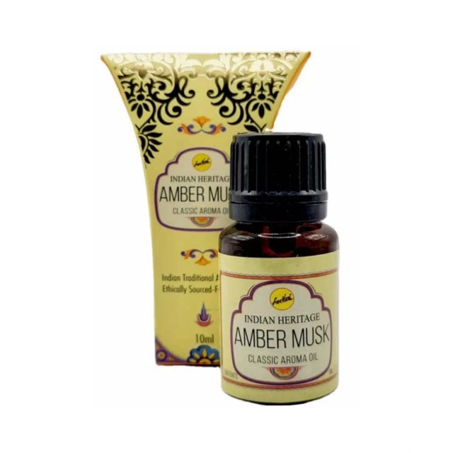 Sree Vani Aroma Oil – Amber Musk 10mL | Premium Fragrance Oil