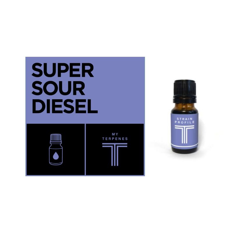 Super Sour Diesel Terpene Blend 10mL | Potent Sativa Strain Profile for Extracts, Vapes & Infusions