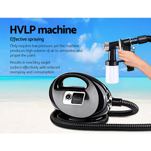 Professional Spray Tan Machine | Sunless Tanning Gun Kit | HVLP System | Black