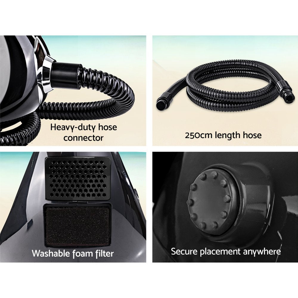 Professional Spray Tan Machine | Sunless Tanning Gun Kit | HVLP System | Black