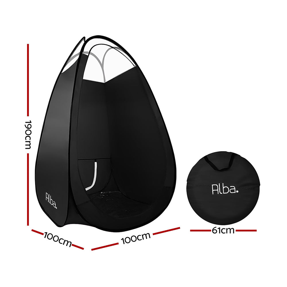 Portable Pop Up Tanning Tent | Black