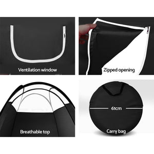 Portable Pop Up Tanning Tent | Black