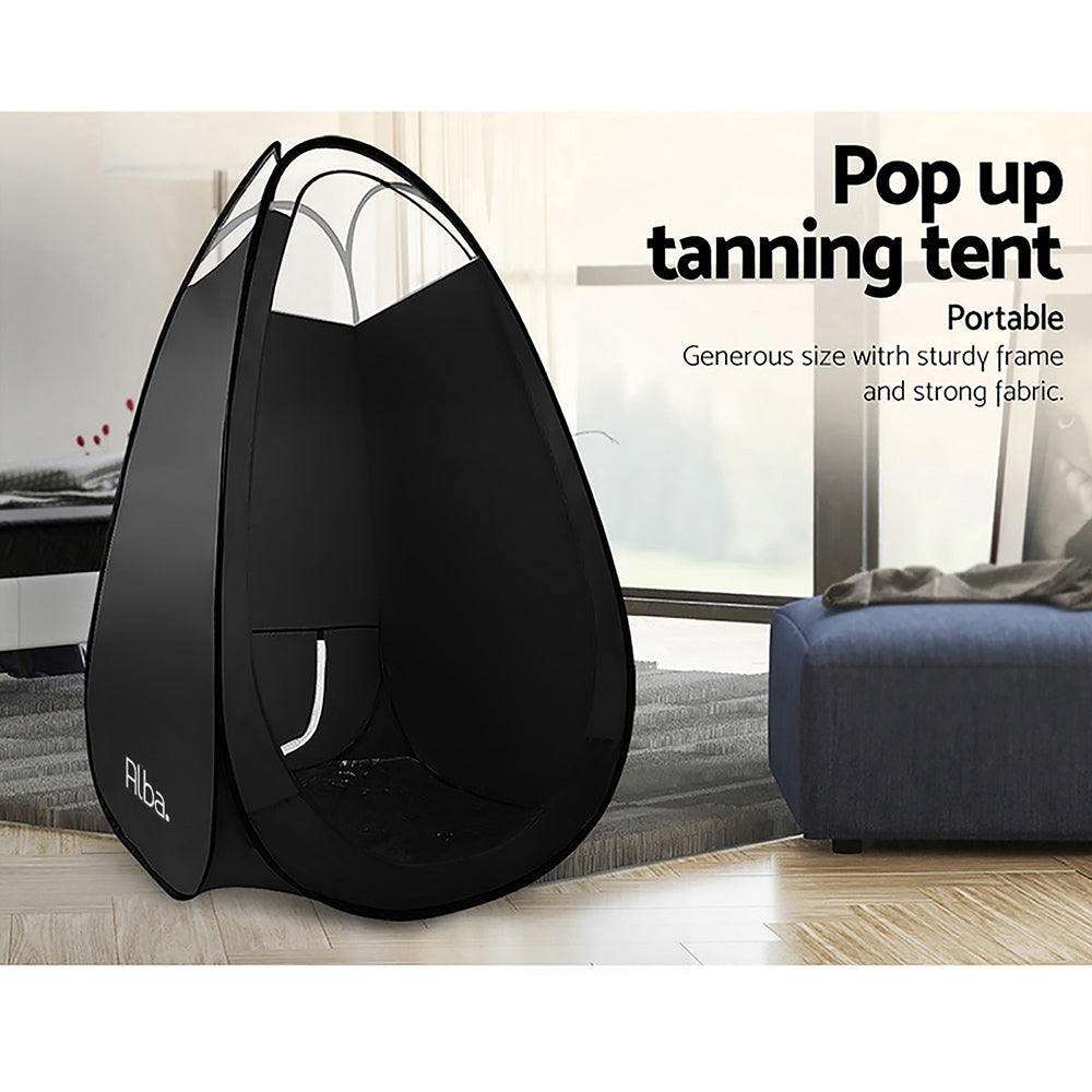 Portable Pop Up Tanning Tent | Black