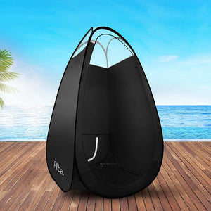 Portable Pop Up Tanning Tent | Black