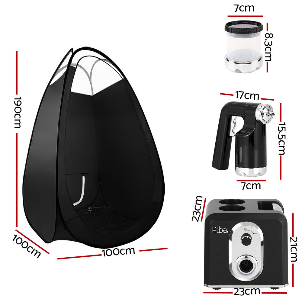 Alba | Spray Tan Machine | Tent | Sunless Spray Gun | HVLP System | Professional