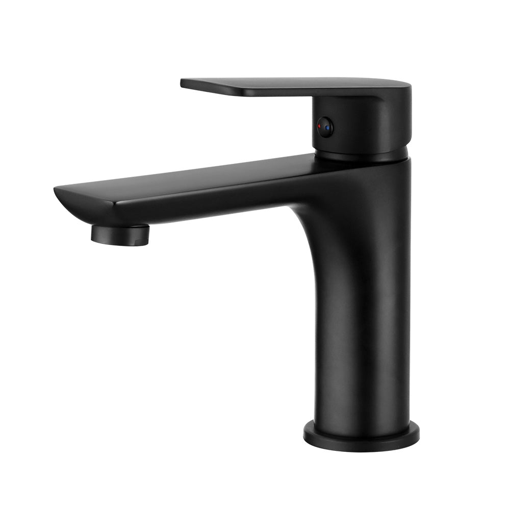 Bathroom Basin Mixer Tap | Brass Faucet | Vanity | Laundry Sink | Black