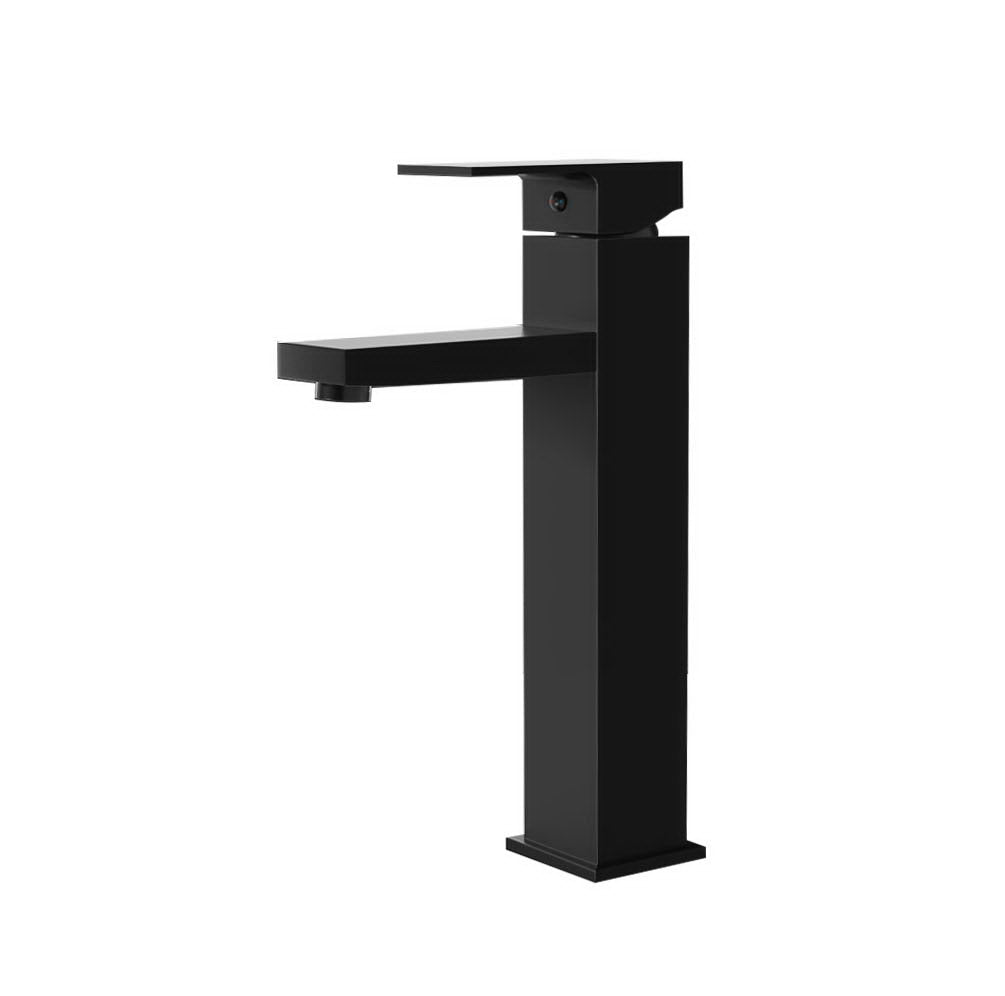 Cefito | Bathroom Basin Mixer Tap | Square Tall Faucet | Vanity Laundry | Black
