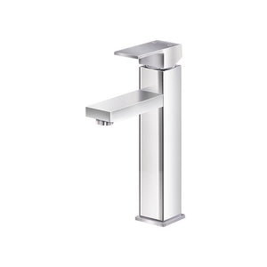 Cefito | Bathroom Basin Mixer Tap | Square Tall Faucet | Vanity Laundry | Chrome