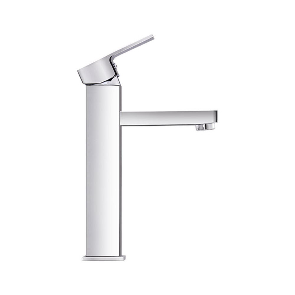 Cefito | Bathroom Basin Mixer Tap | Square Tall Faucet | Vanity Laundry | Chrome