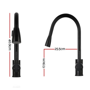 Cefito | Kitchen Mixer Tap | Pull Out | 2 Mode Sink Faucet | Basin Laundry | Black