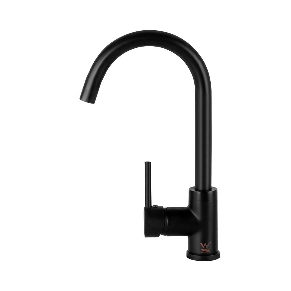 Cefito | Kitchen Mixer Tap | Mixer Round Sink Faucet | Basin Laundry | Black