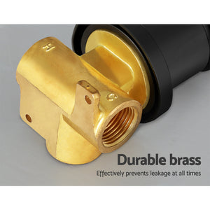 Basin Mixer Wall Tap | Round | Brass Faucet | Shower | Bathtub | Black