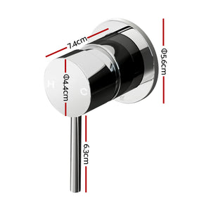 Basin Mixer Wall Tap | Round | Brass Faucet | Shower | Bathtub | Chrome