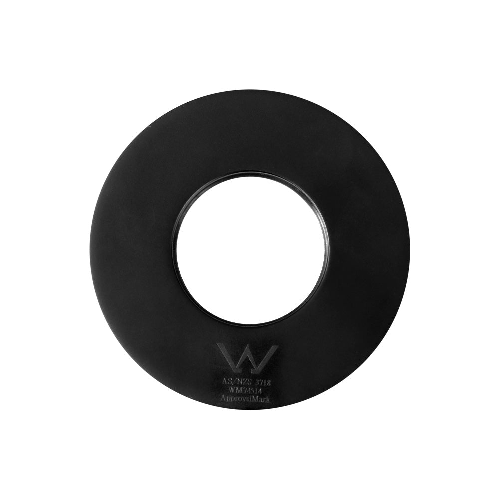 Bathroom Mixer Spout | Wall Bath Tap | Round | Swivel | Bathtub | Black