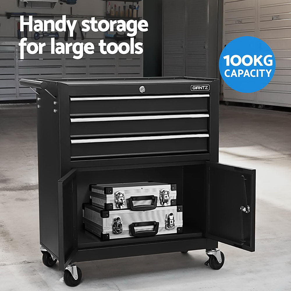 Tool Chest Trolley | 12 Drawer Storage Cabinet | Rolling Toolbox