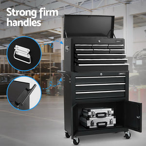Tool Chest Trolley | 12 Drawer Storage Cabinet | Rolling Toolbox