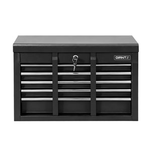Tool Chest | 5 Drawer Lockable Cabinet | Garage Storage | Black