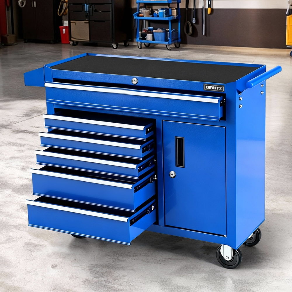 Tool Chest Trolley | 6 Drawer Rolling Cabinet | Wheels | Storage Organiser