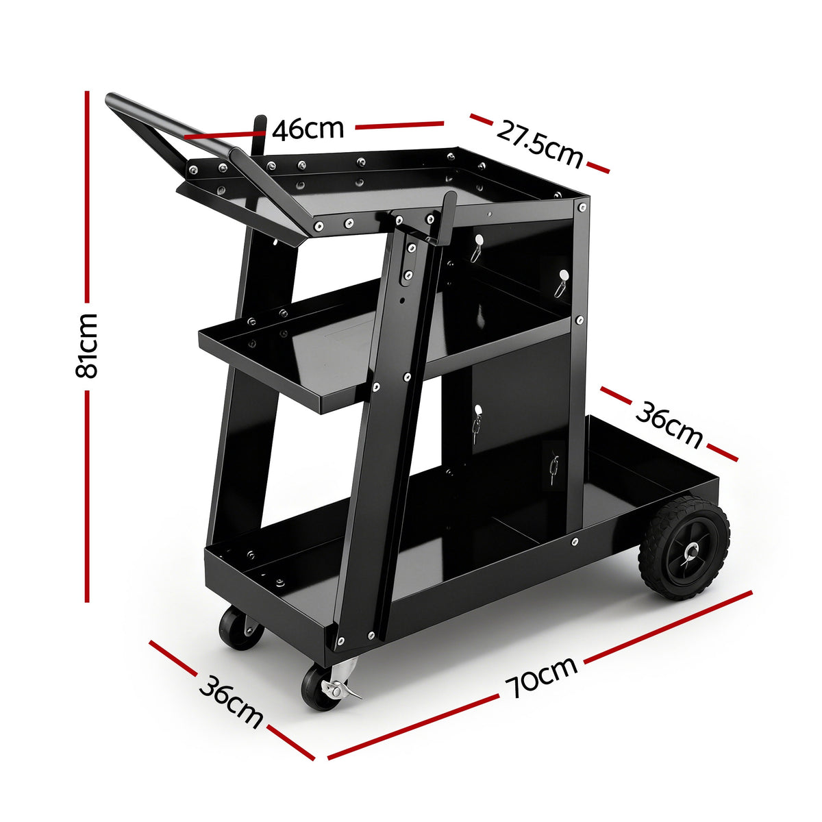 Welding Trolley Cart | MIG TIG ARC MMA | Plasma Cutter Storage Stand