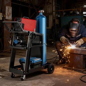 Welding Trolley Cart | MIG TIG ARC MMA | Plasma Cutter Storage Stand