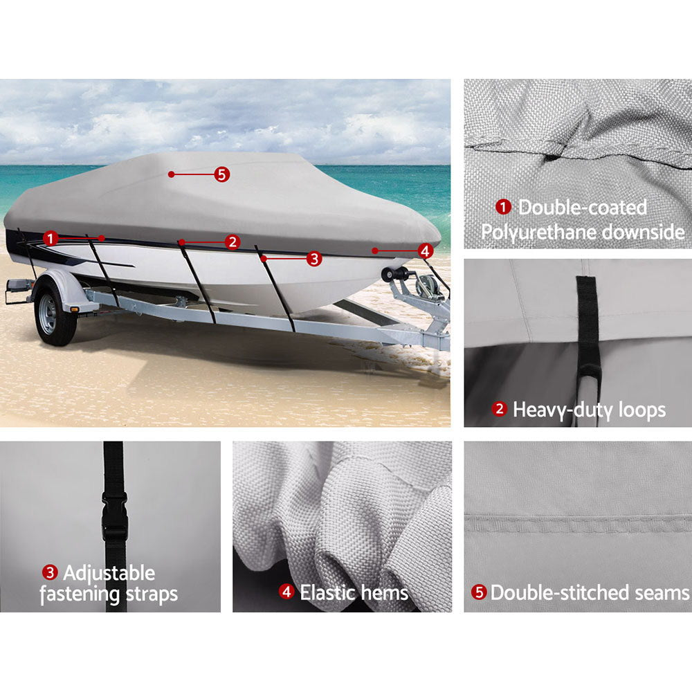 Seamanship Boat Cover | 14-16ft | Trailerable | Marine Grade 600D