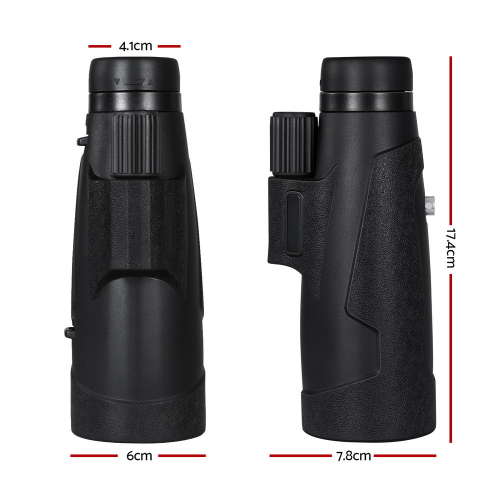12x50mm HD Zoom Optical Monocular Telescope | Portable for Camping & Live Concerts