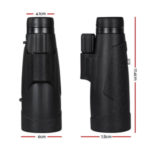 12x50mm HD Zoom Optical Monocular Telescope | Portable for Camping & Live Concerts
