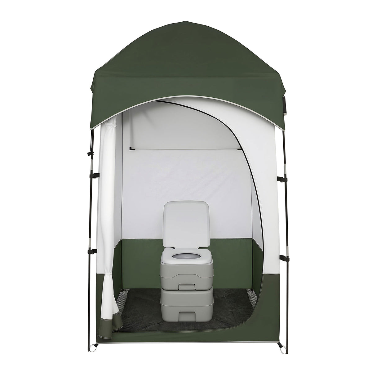 Portable Camping Toilet Set | 20L Toilet | Shower Tent Changing Room