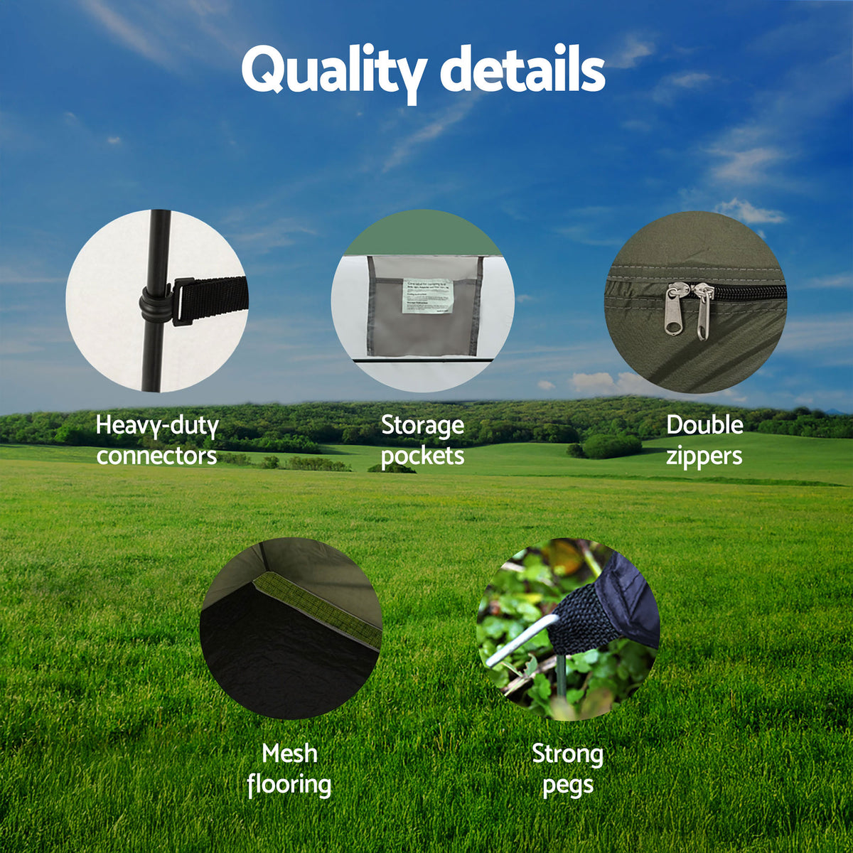 Portable Camping Toilet Set | 20L Toilet | Shower Tent Changing Room