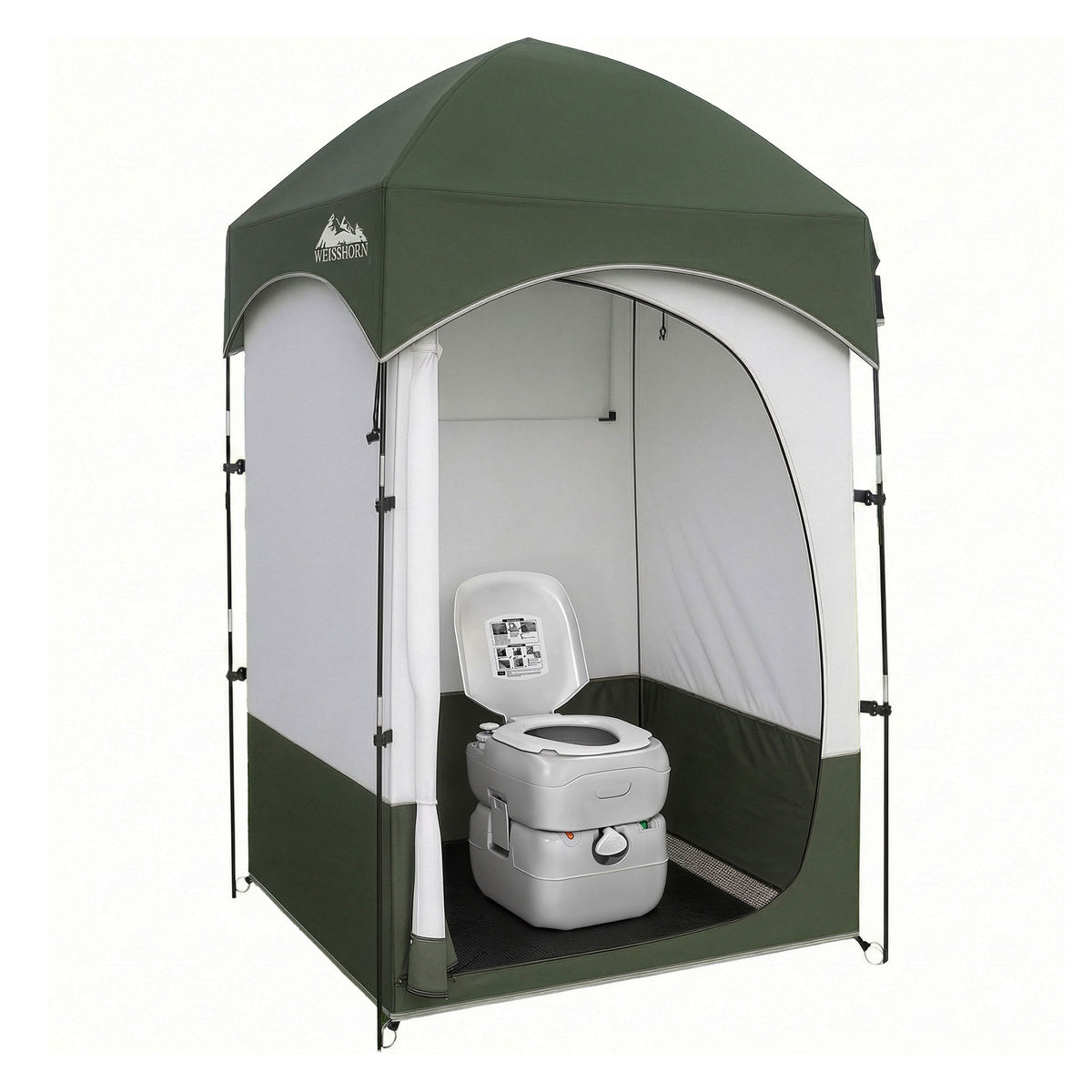 Portable Camping Toilet Set | 22L Toilet | Shower Tent Changing Room