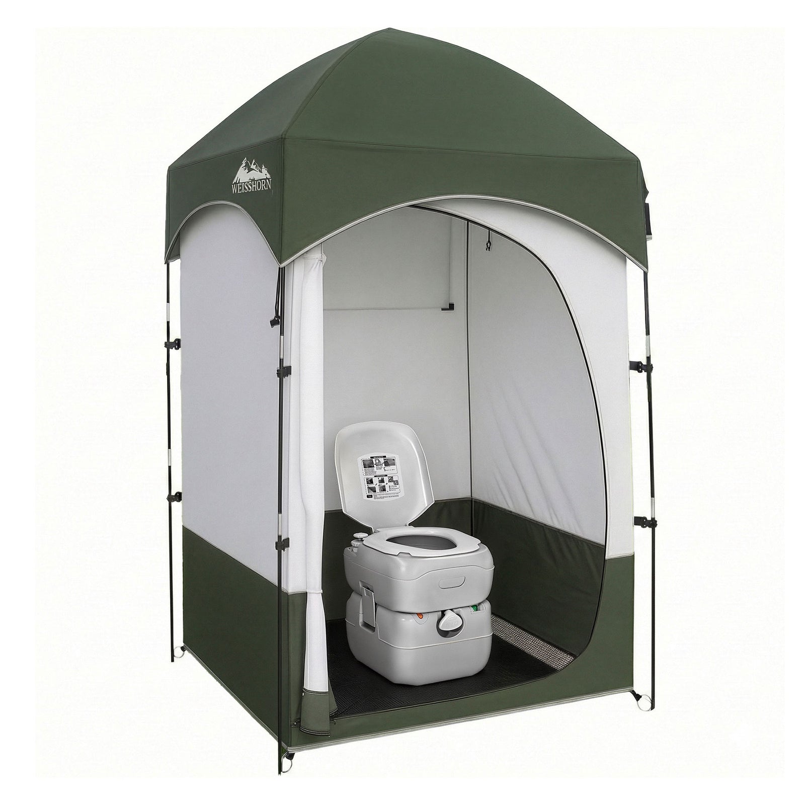 Portable Camping Toilet Set | 22L Toilet | Shower Tent Changing Room