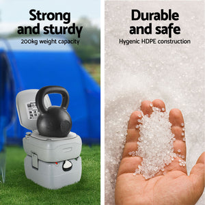 Portable Camping Toilet Set | 22L Toilet | Shower Tent Changing Room