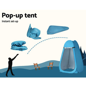 Pop-Up Camping Shower & Toilet Tent | Outdoor Privacy Change Room