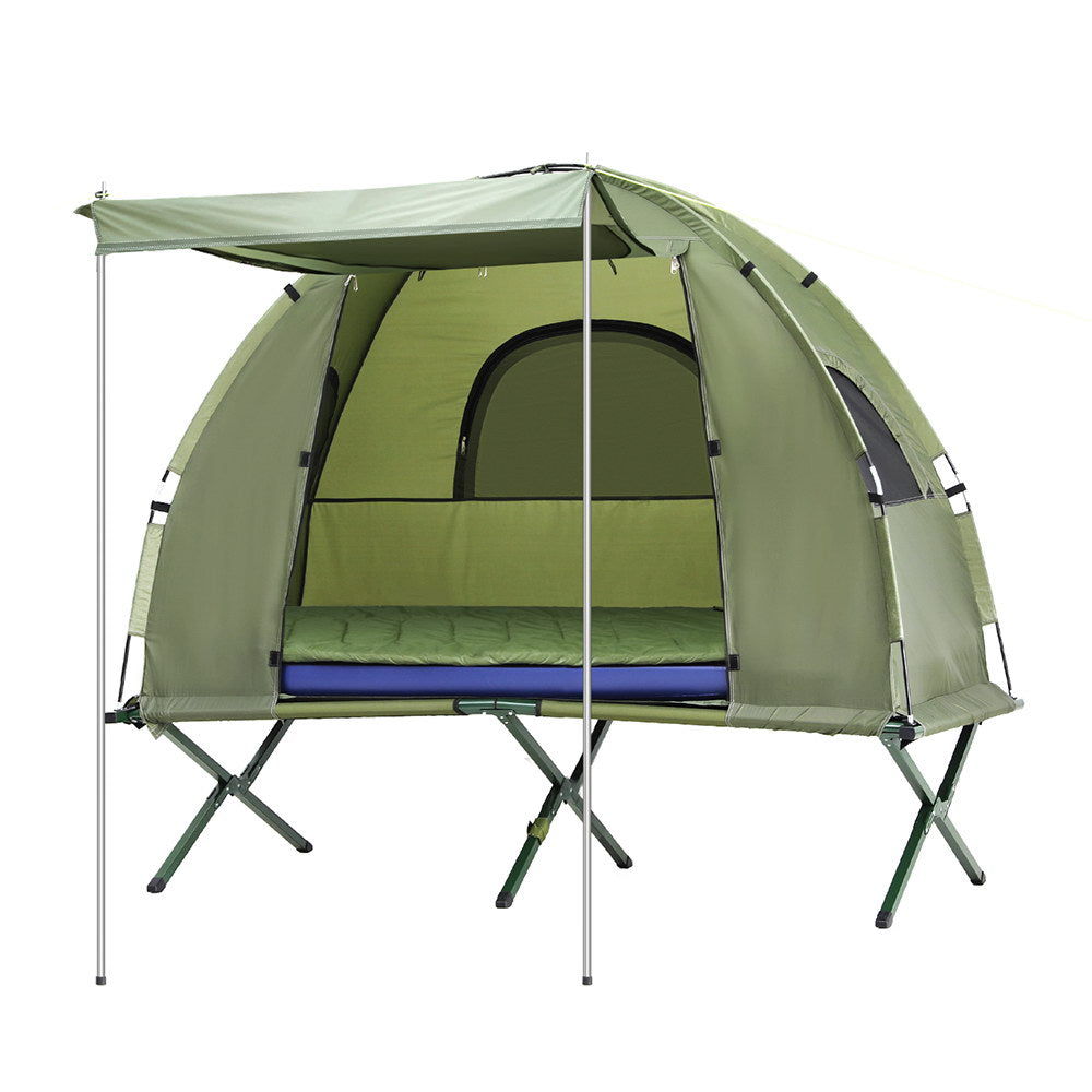 Weisshorn Camping Tent Cot | 5-in-1 | 1-Person Air Mattress | Camping Bed
