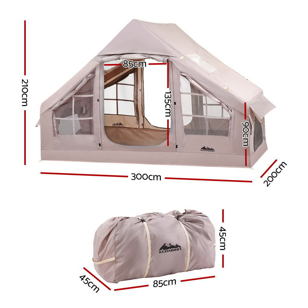 Camping Tent | Inflatable Beach Tent for 6 People | 300cm