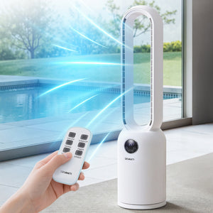 2-in-1 Bladeless Fan | Air Purifier | Remote Control | 88cm