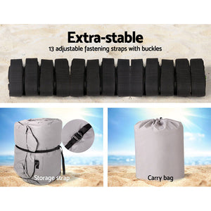 Seamanship Boat Cover | 17-19ft Trailerable | Jumbo Marine 600D | Heavy Duty