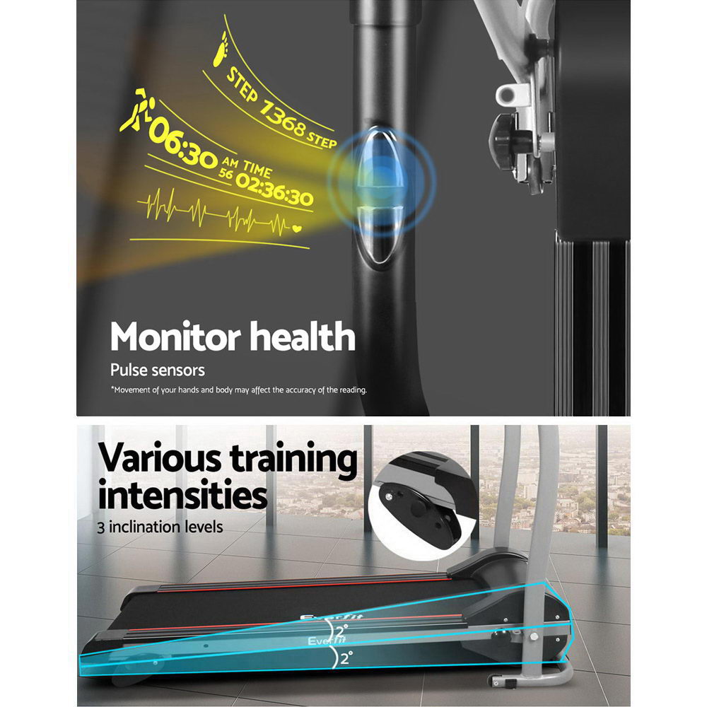 Everfit Treadmill | Electric Home Gym Fitness Machine | Foldable | 360mm
