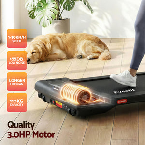 2-in-1 Walking Pad Treadmill | Foldable Under Desk | 38cm Belt | App Control | Home Gym