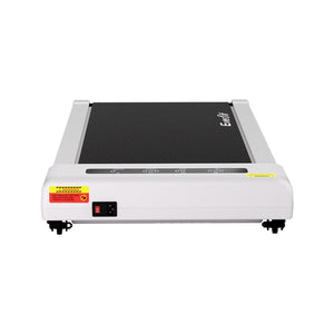 Treadmill Walking Pad 380mm | Electric Incline Under Desk Home Gym | White | Compact Fitness Equipment