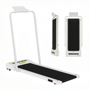 Everfit 2 in 1 Treadmill Electric Walking Pad Under Desk Home Gym Fitness 380mm White