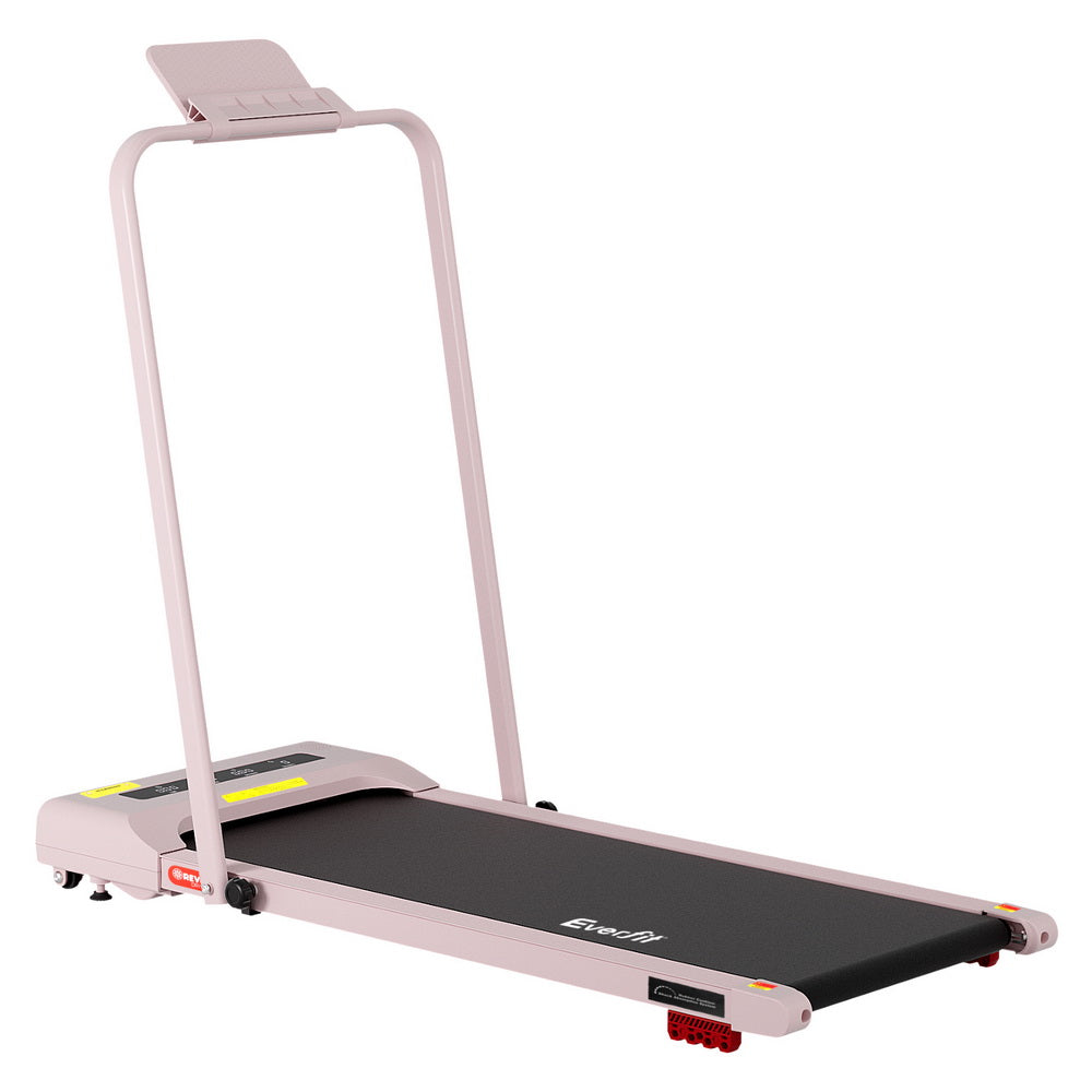 Treadmill Walking Pad 380mm | Electric Incline Under Desk | Fitness Equipment | Pink