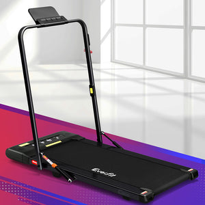 Everfit Treadmill Electric Walking Pad | Under Desk | Home Gym Fitness | 400mm | Black