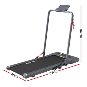 Everfit Treadmill Electric Walking Pad | Under Desk | Home Gym Fitness | 400mm | Grey