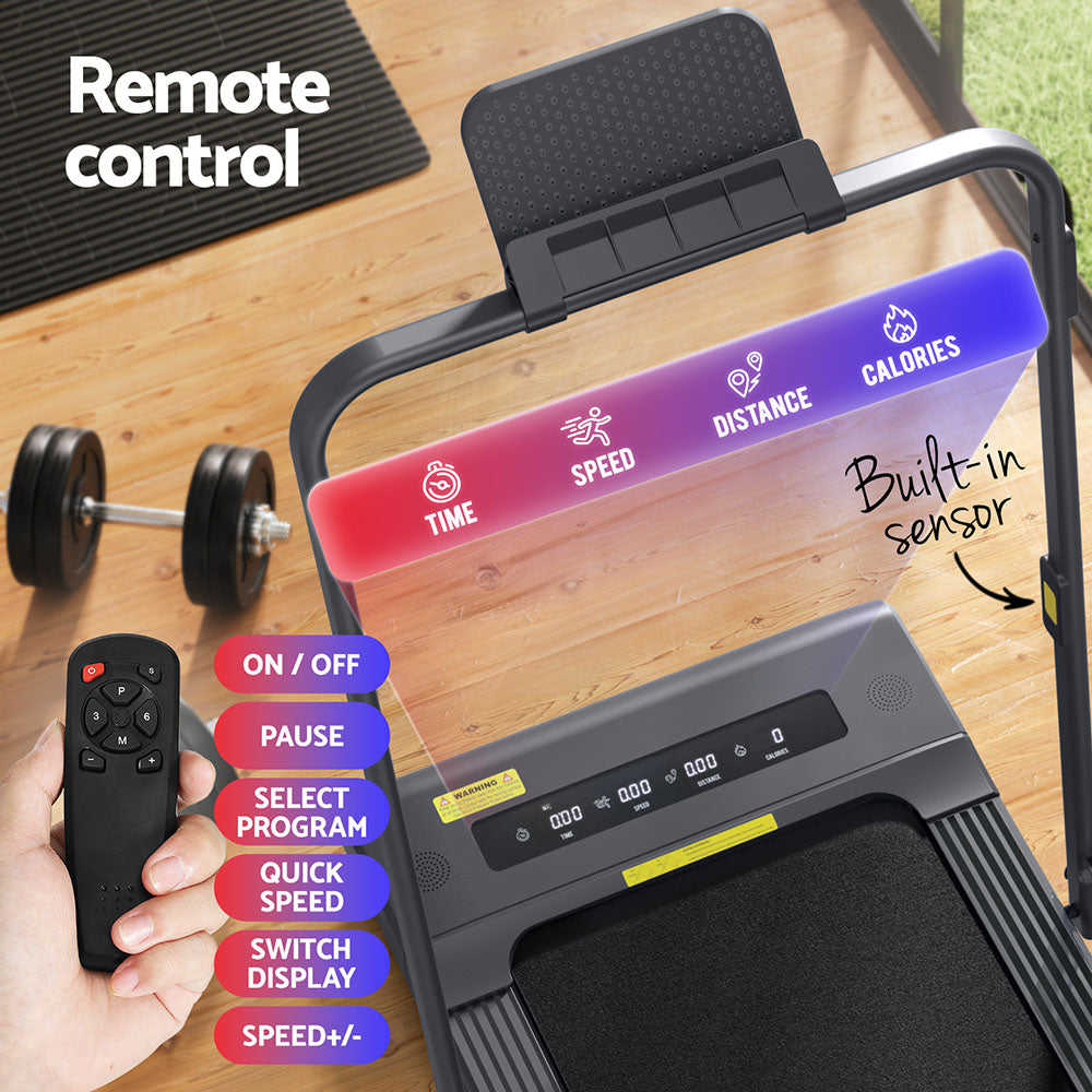 Everfit Treadmill Electric Walking Pad | Under Desk | Home Gym Fitness | 400mm | Grey