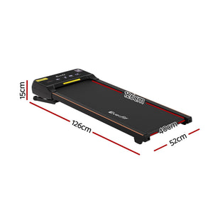 Everfit 3 in 1 Walking Pad Treadmill 20% Auto Incline Under Desk Treadmills for Home Gym With 40cm Wide Belt