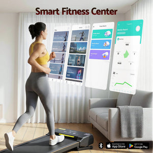 Everfit 3 in 1 Walking Pad Treadmill 20% Auto Incline Under Desk Treadmills for Home Gym With 40cm Wide Belt