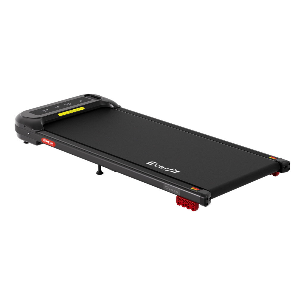 Treadmill Walking Pad | Electric Incline Under Desk Home Gym Treadmill | Black | Compact Fitness Equipment